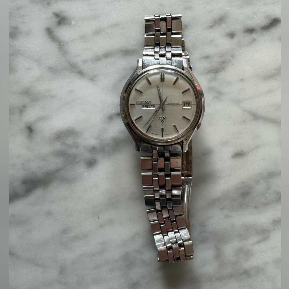 Seiko DX 1970 automatic- with khaki nato strap + orginal ss bracelet